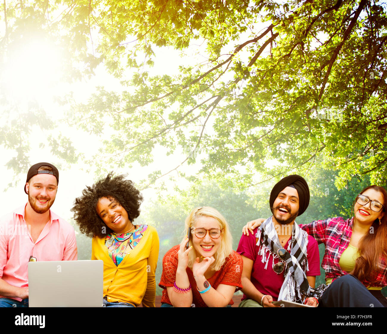 Teenagers Young Team Together Cheerful Concept Stock Photo - Alamy