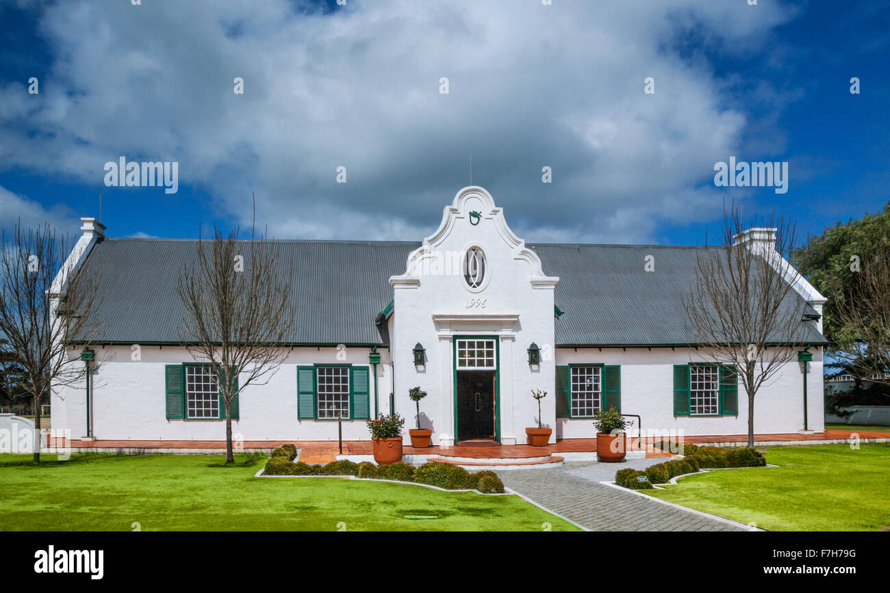 Australia, Western Australia, South West region, Margaret River, Voyager Estate Winery, view of the Cape Dutch style building Stock Photo