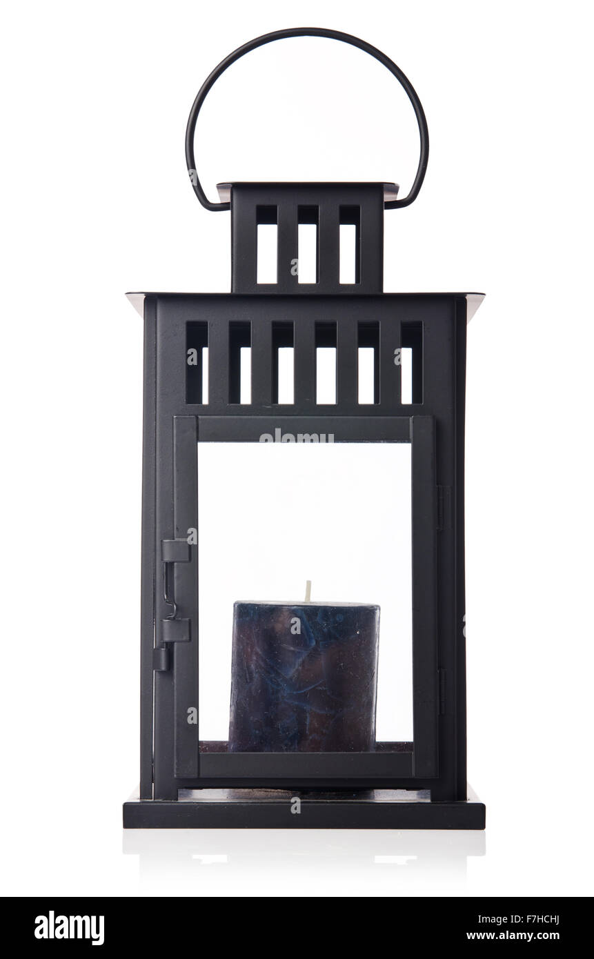Old lantern in vintage concept Stock Photo - Alamy
