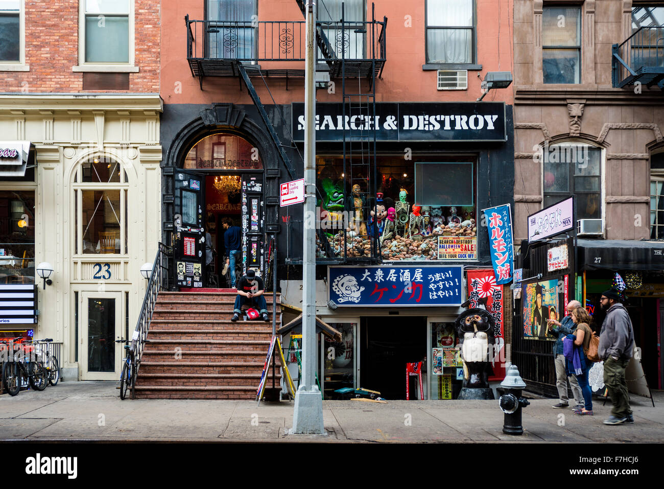 New York, NY 6 November 2015 - St Marks Place in the East Village neighborhood of Manhattan ©Stacy Walsh Rosenstock/Alamy Stock Photo