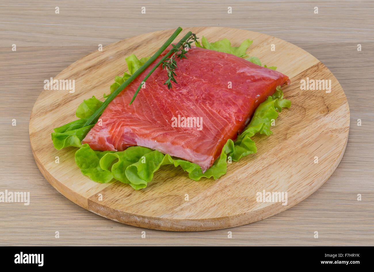 Salted Salmon fillet for sashimi and sushi Stock Photo Alamy