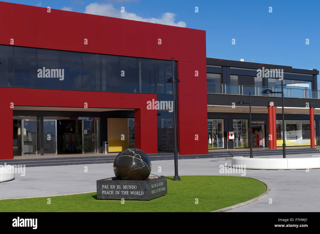 Peace In The World Sculpture Rubimar Shopping Centre