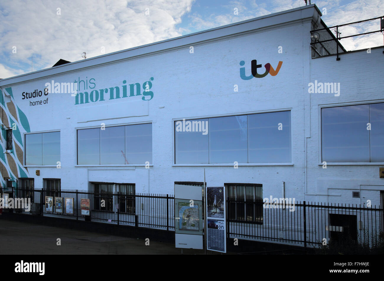 ITV studios on the south bank in London Stock Photo Alamy