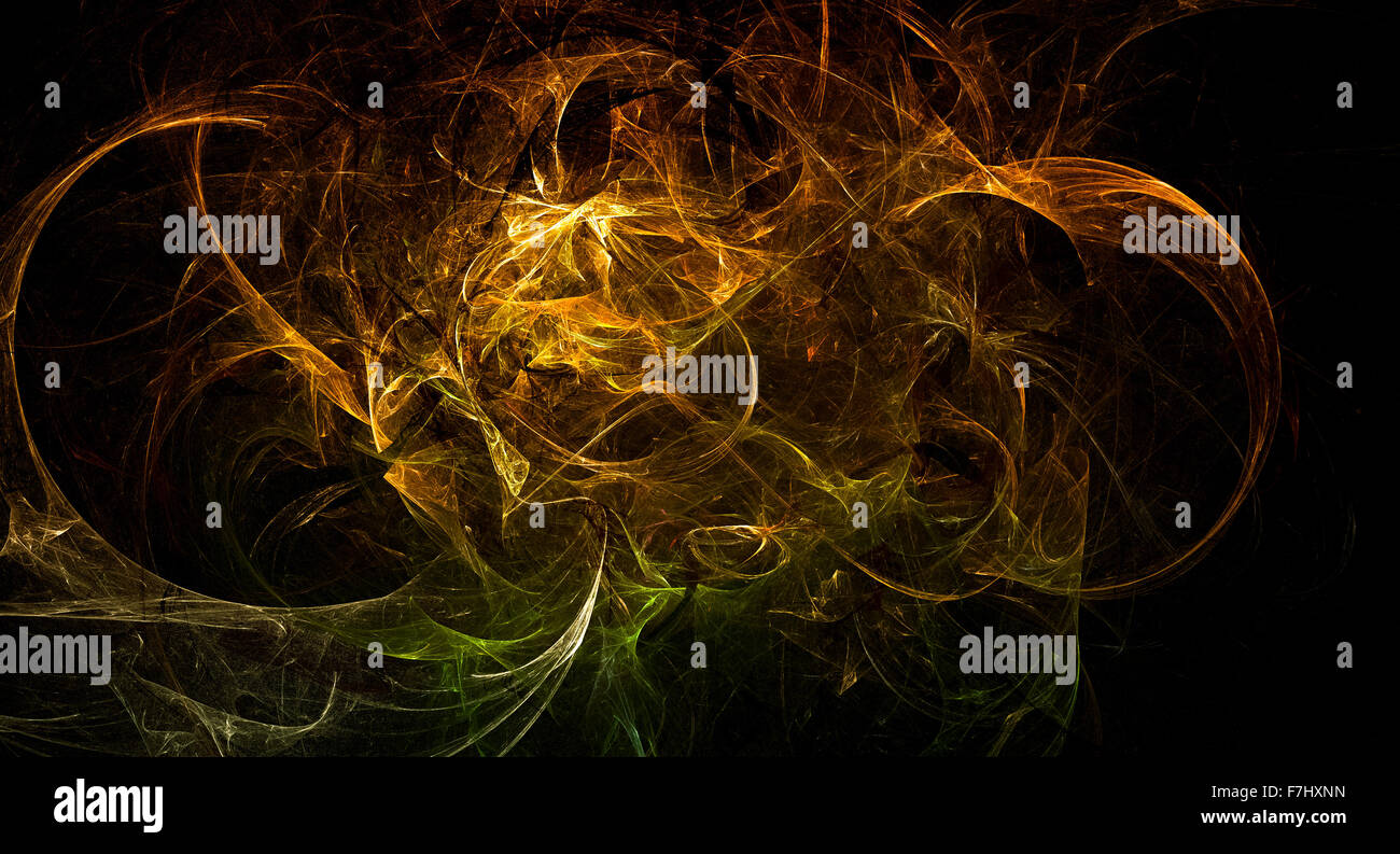 Cosmic explosion fireball flame texture background design abstract Stock Photo