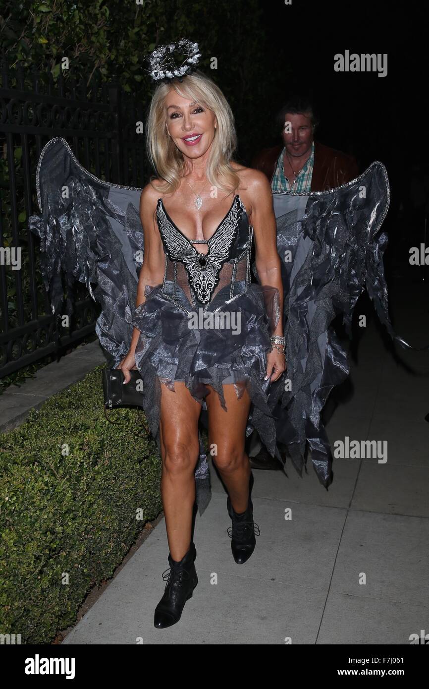 Celebrities seen at the Casa Amigos Halloween Party  Featuring: Linda Thompson Where: Los Angeles, California, United States When: 30 Oct 2015 Stock Photo