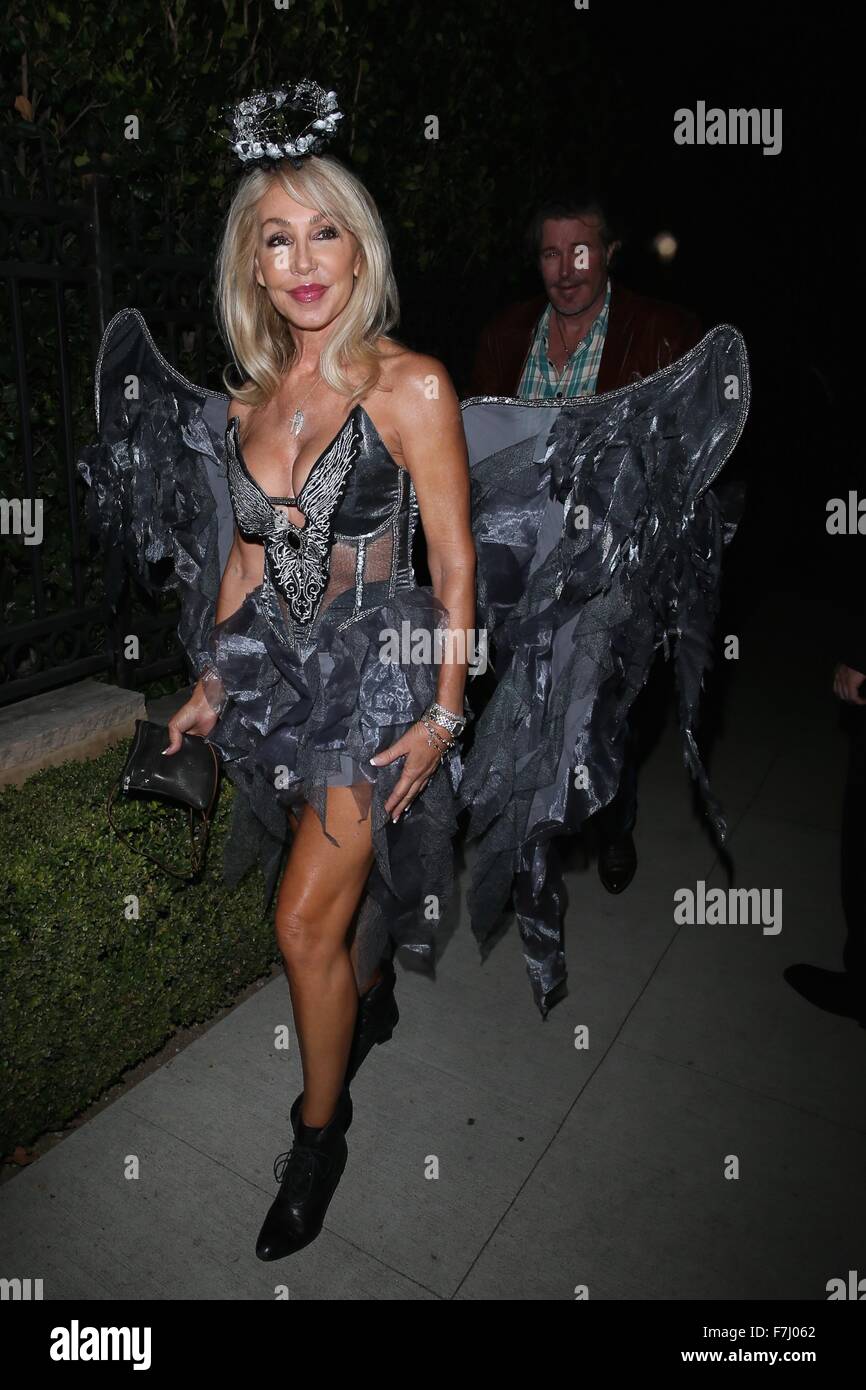 Celebrities seen at the Casa Amigos Halloween Party  Featuring: Linda Thompson Where: Los Angeles, California, United States When: 30 Oct 2015 Stock Photo