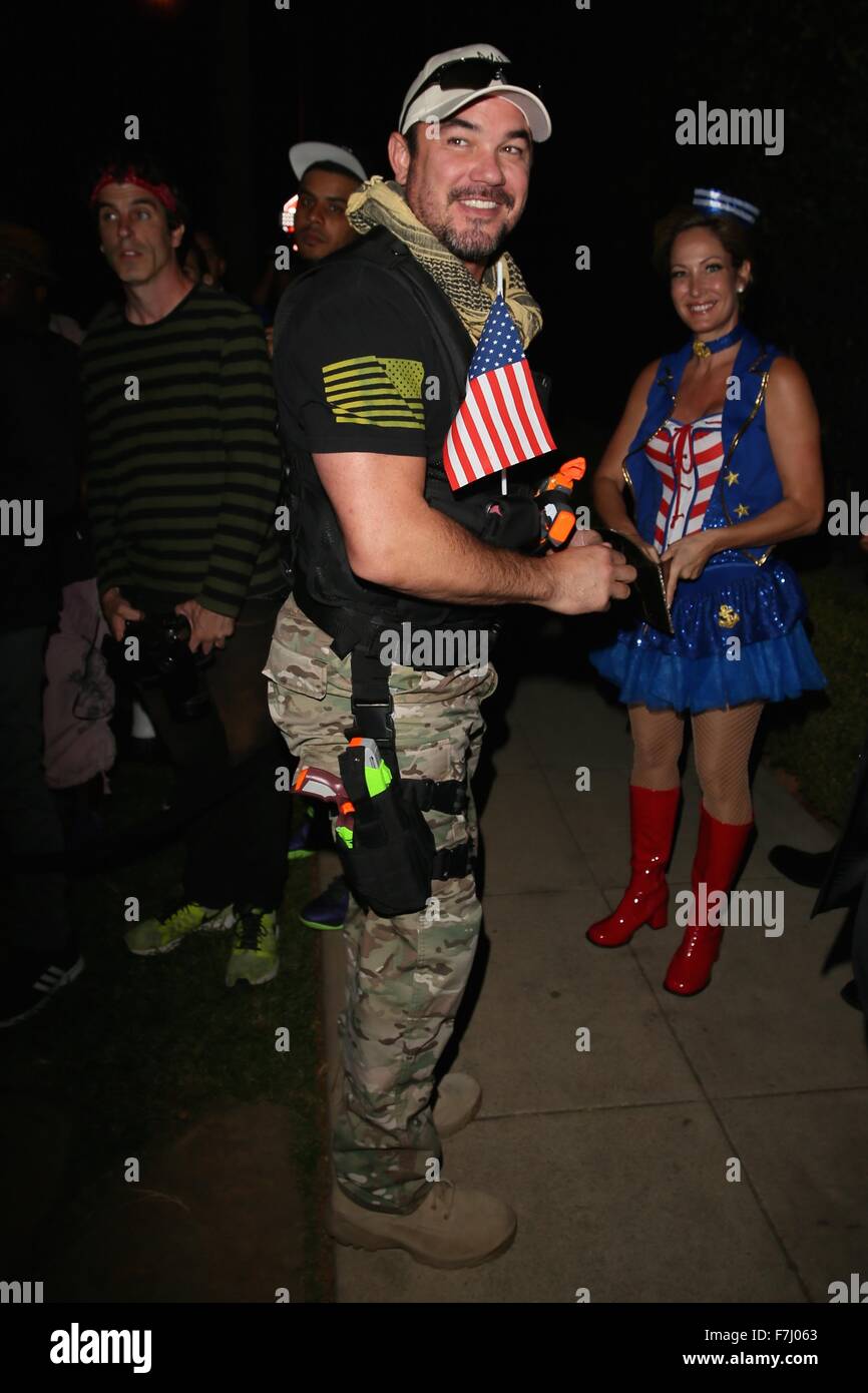 Celebrities seen at the Casa Amigos Halloween Party  Featuring: Dean Cain Where: Los Angeles, California, United States When: 30 Oct 2015 Stock Photo