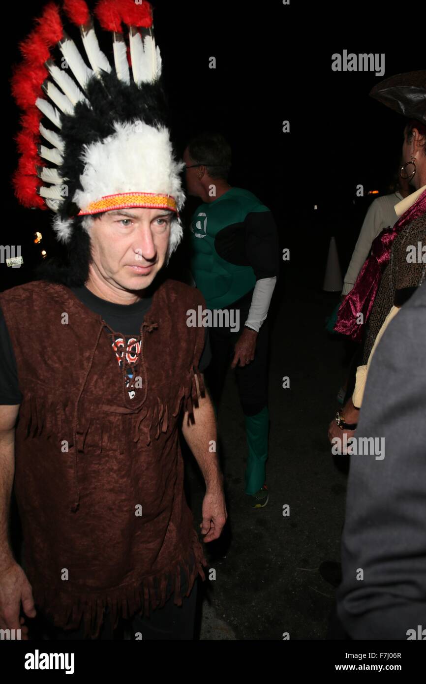 Celebrities seen at the Casa Amigos Halloween Party  Featuring: John McEnroe Where: Los Angeles, California, United States When: 30 Oct 2015 Stock Photo
