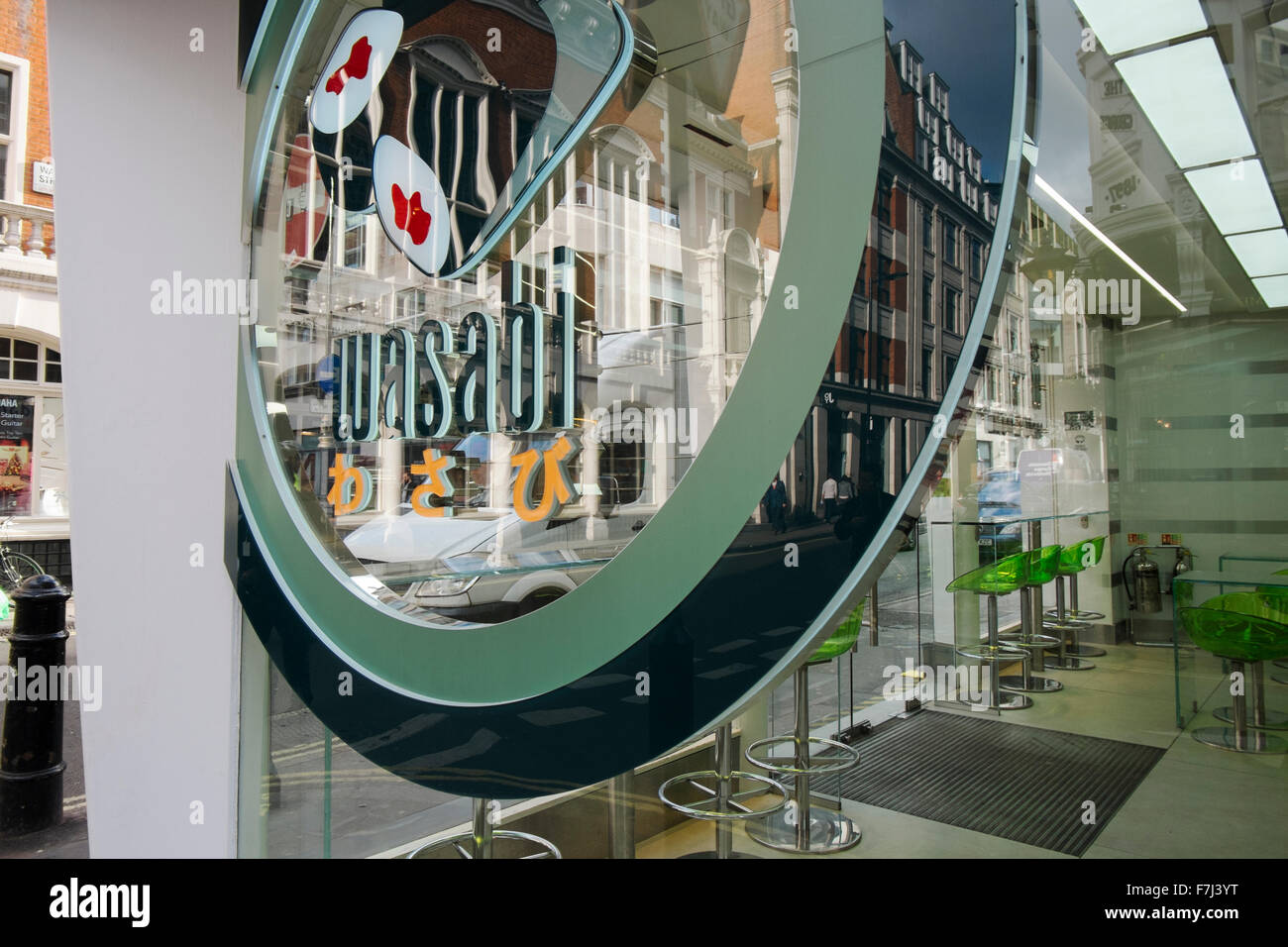 Wasabi Japanese fast food sushi and Bento bar in Soho, London, England, UK Stock Photo Alamy
