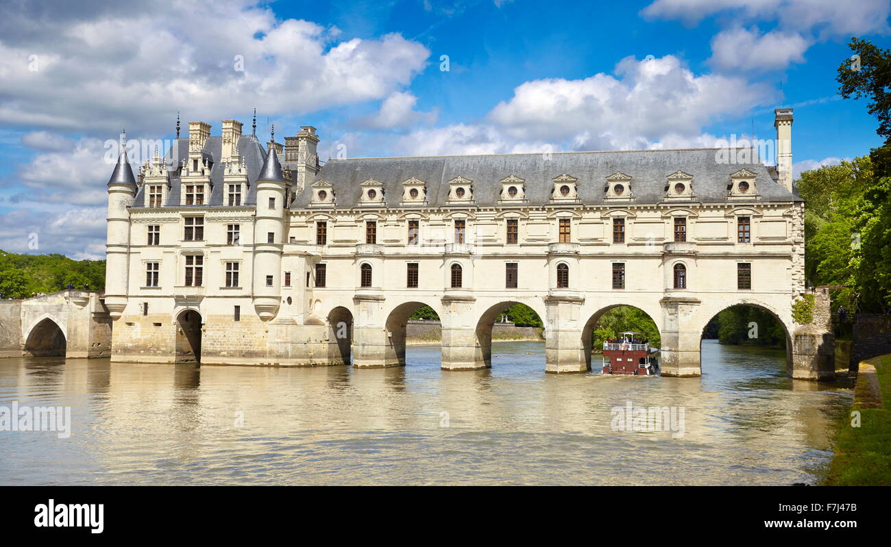 Chenonceau Castle, Chenonceaux, Loire Valley, France Stock Photo