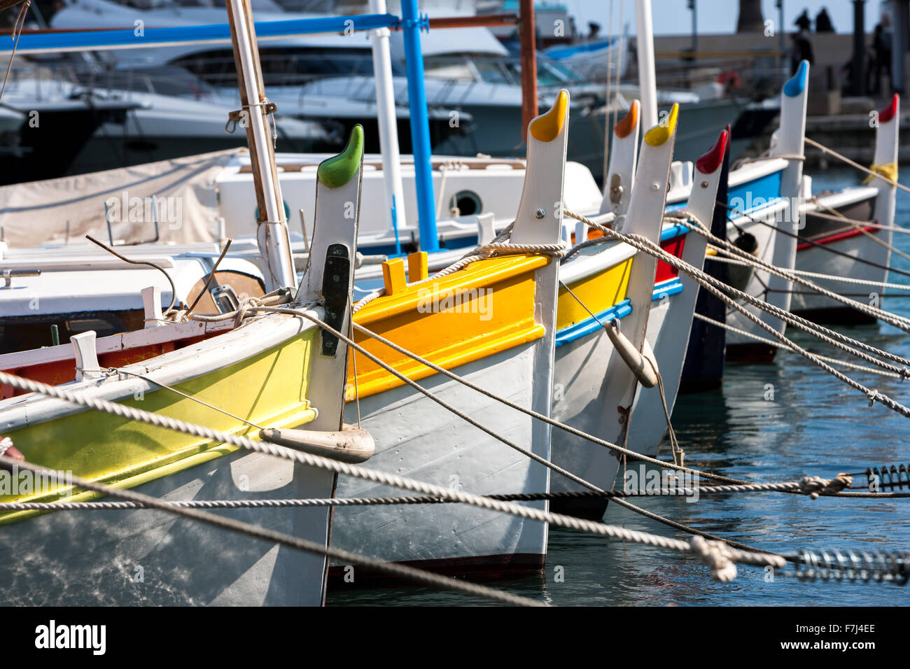 Colorful fishing boats hi-res stock photography and images - Alamy