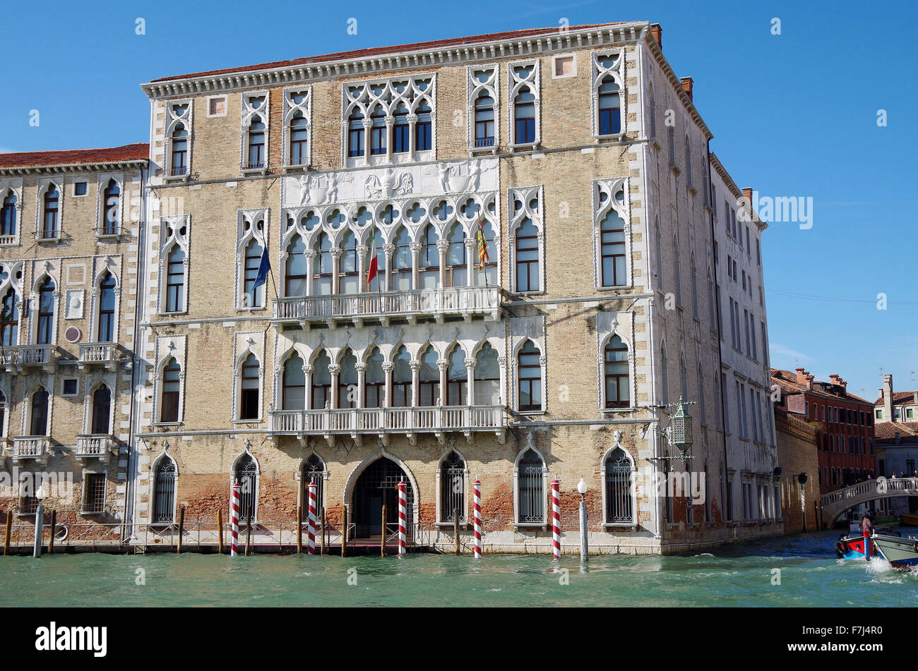 The Palazzo Foscari, or Ca’ Foscari, a great C15 Gothic palace on the ...