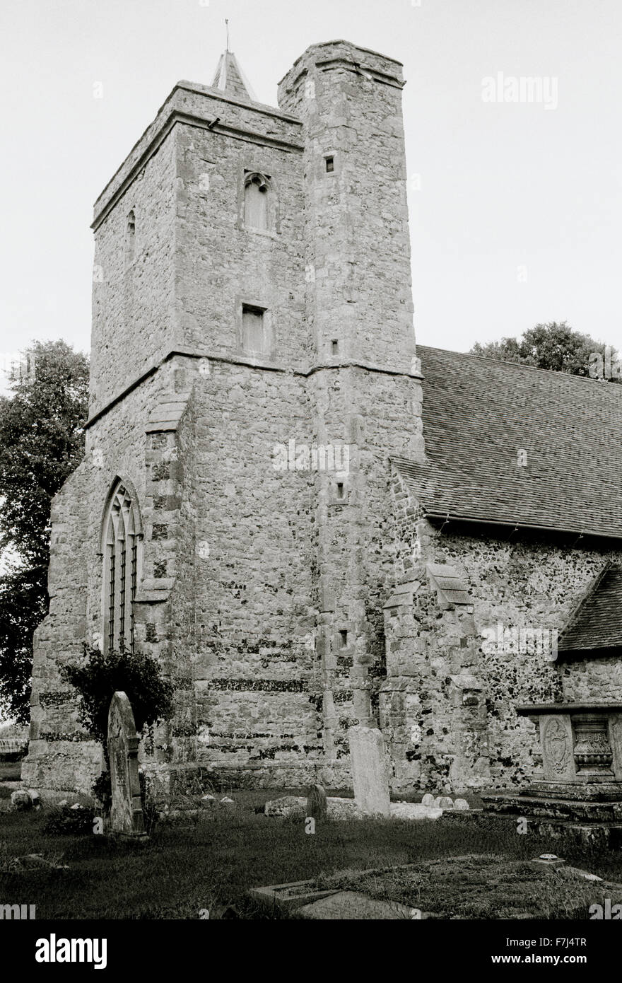 St James graveyard in Cooling in Kent in England in Britain in the ...