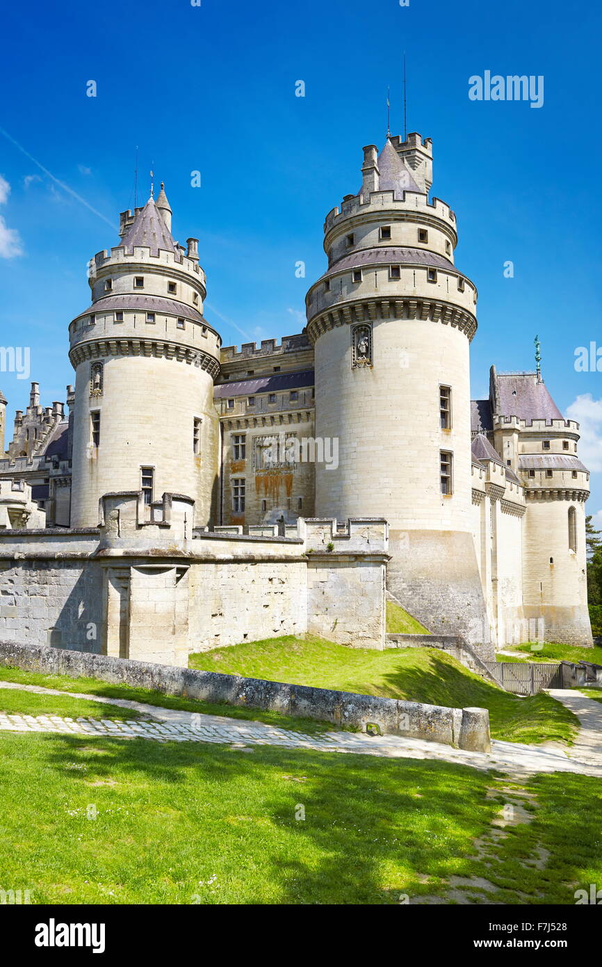 Pierrefonds Castle, Picardie (Picardy), France Stock Photo