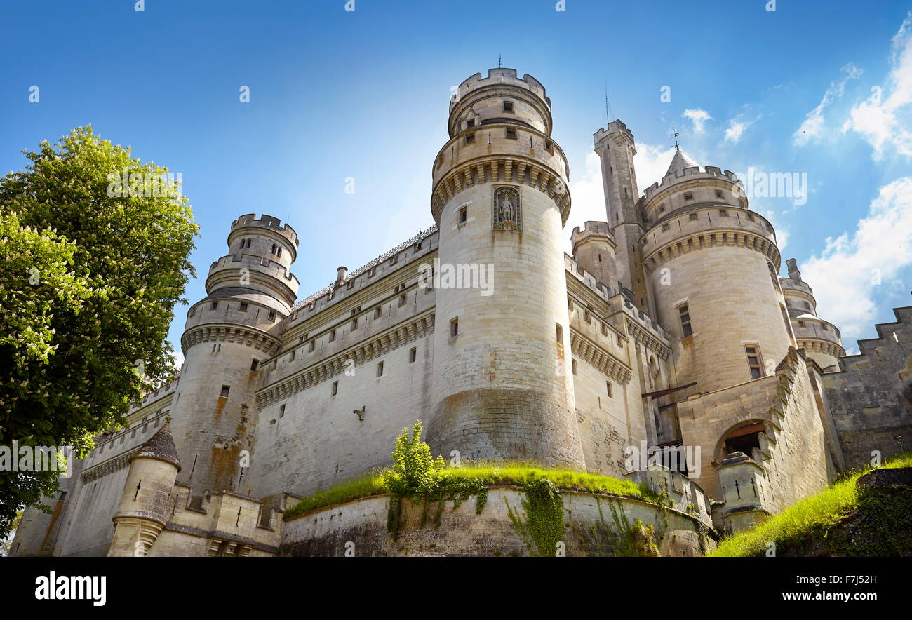 Pierrefonds Castle, Picardie (Picardy), France Stock Photo