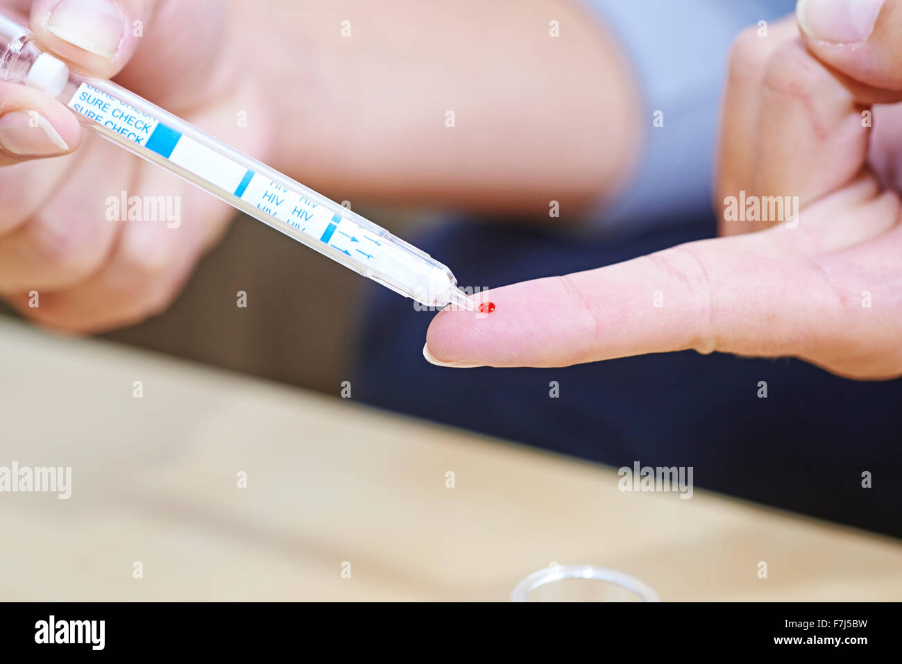 HIV SELF TEST Stock Photo Alamy