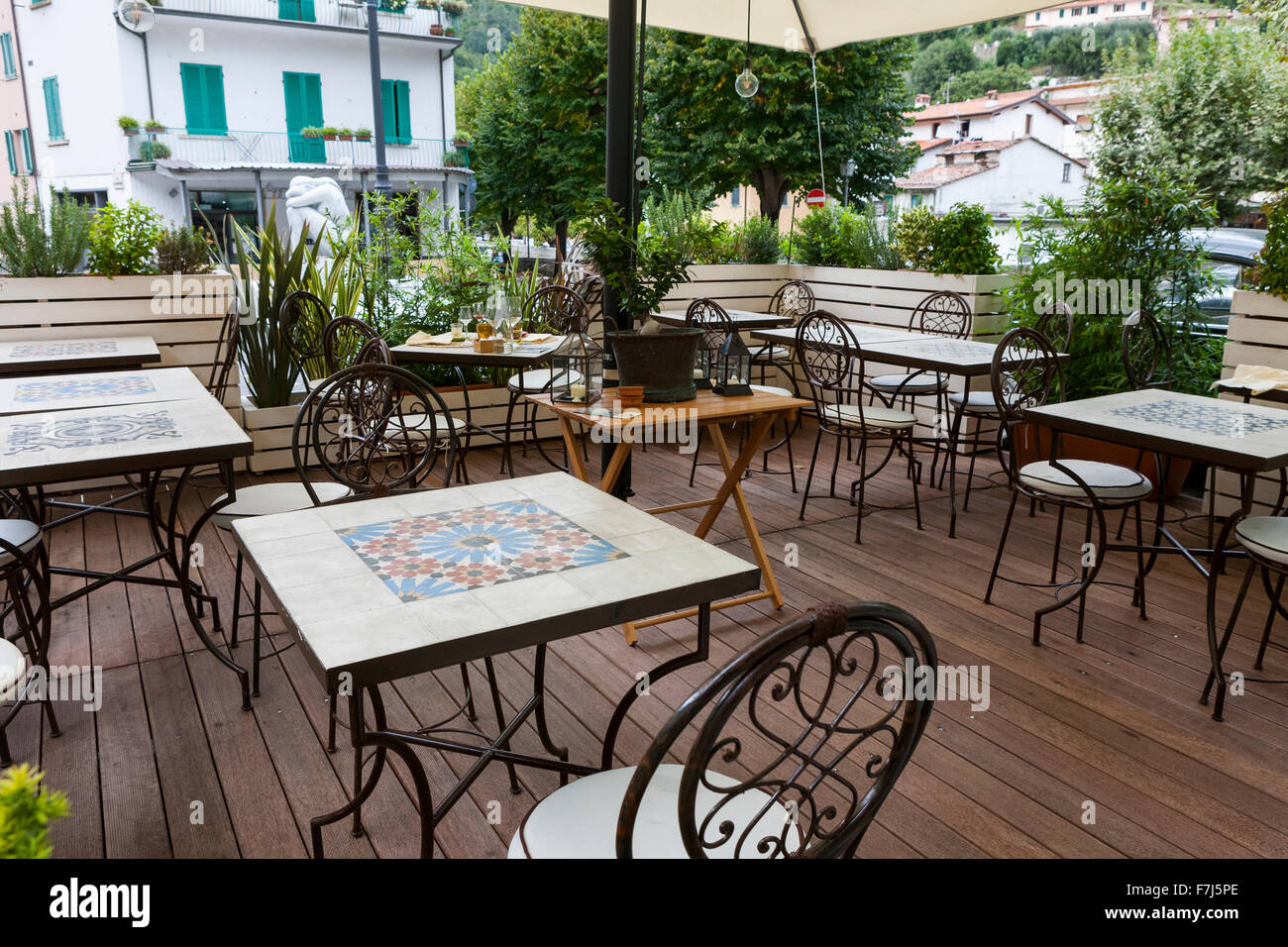 Buca dell'Omo Selvatica restaurant, Seravezza, Tuscany Stock Photo