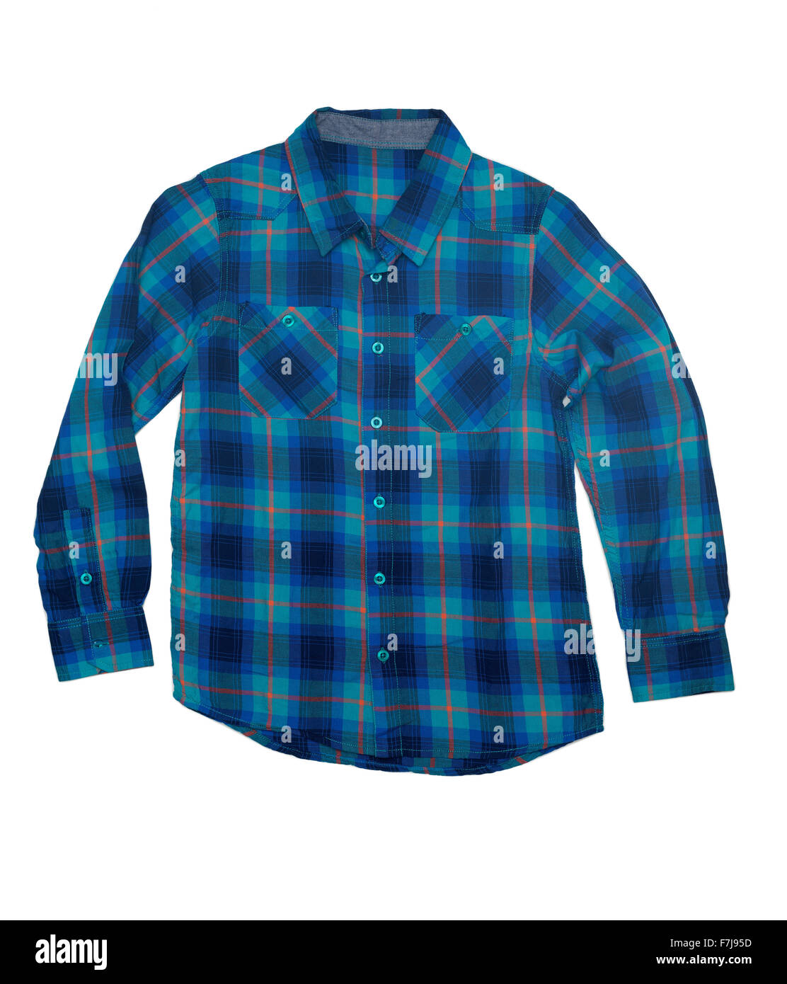 Blue plaid shirt hi-res stock photography and images - Alamy