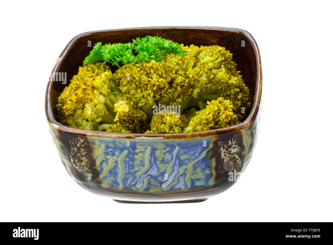 Boiled cauliflower with parsley Stock Photo Alamy