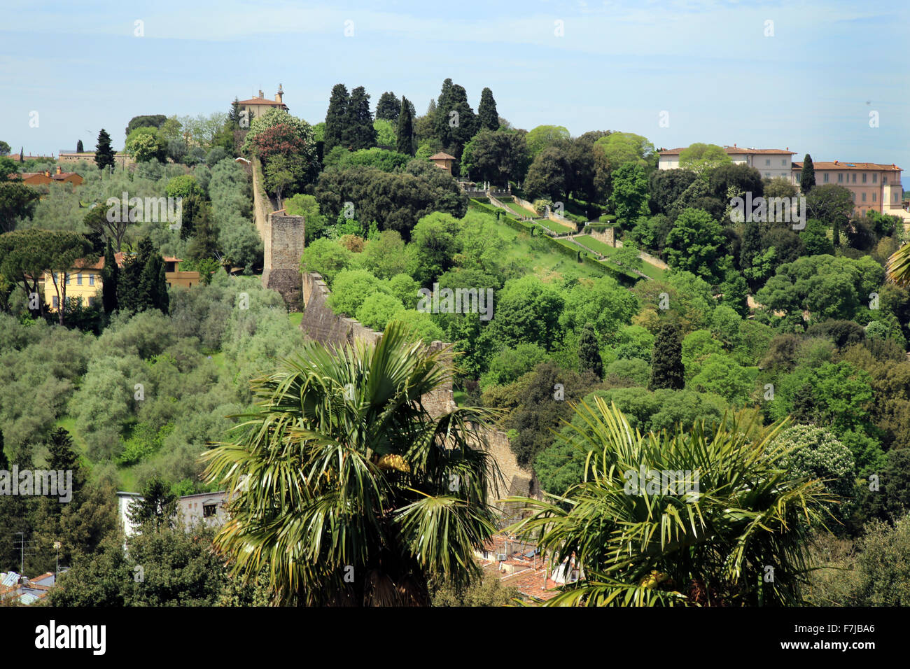 Boboli Gardens. Central Florence, Italy. Stock Photo