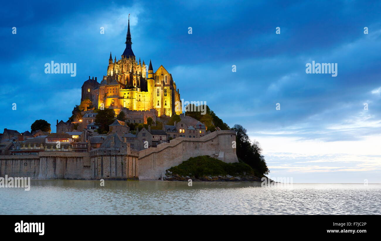 Mont Saint Michel, Normandy, France Stock Photo