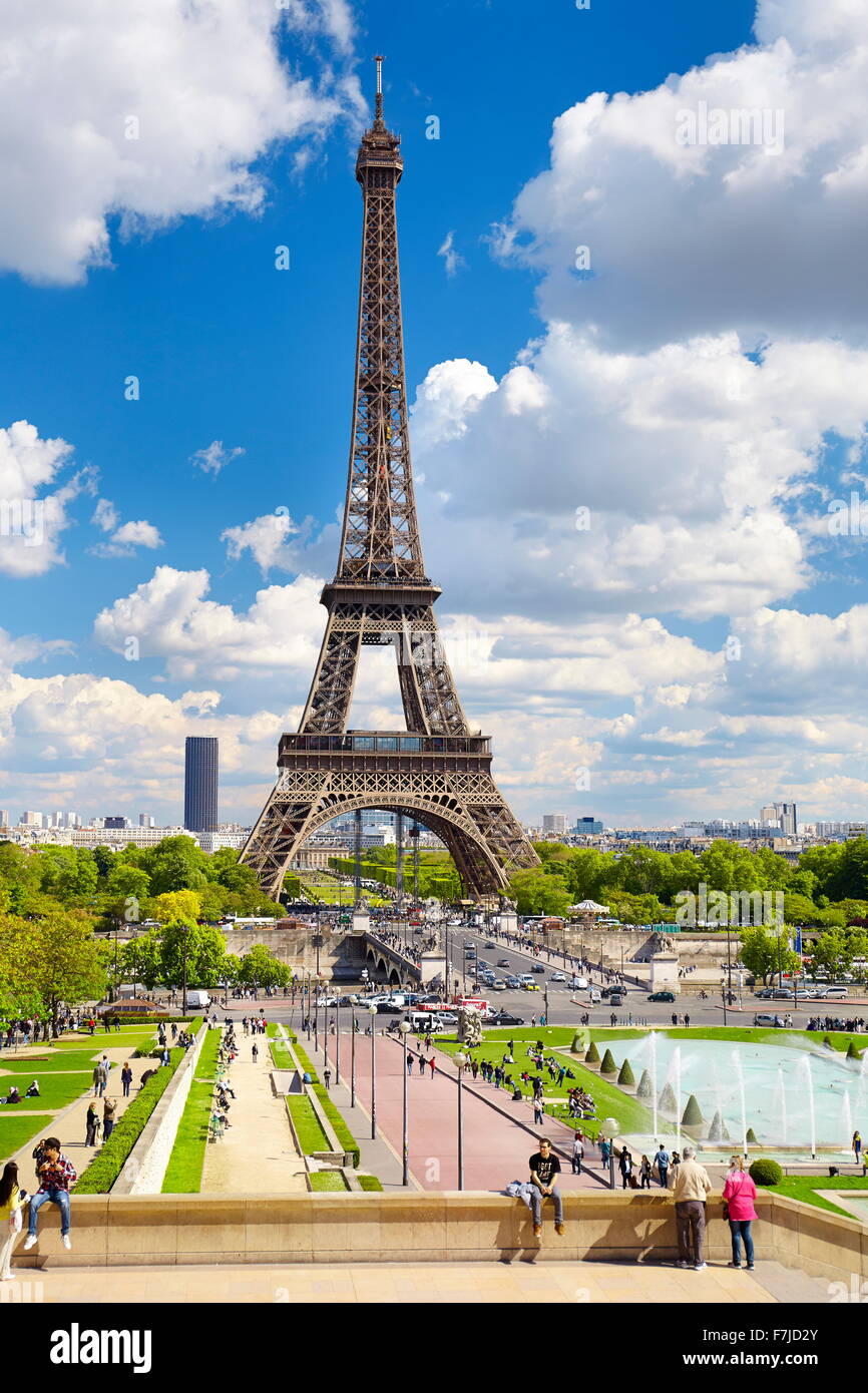 Eiffel Tower, Paris, France Stock Photo