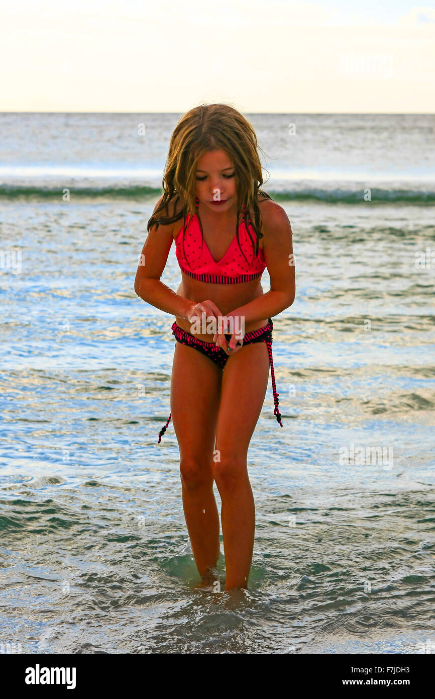 Cute teen girl bikini hi-res stock photography and images - Alamy