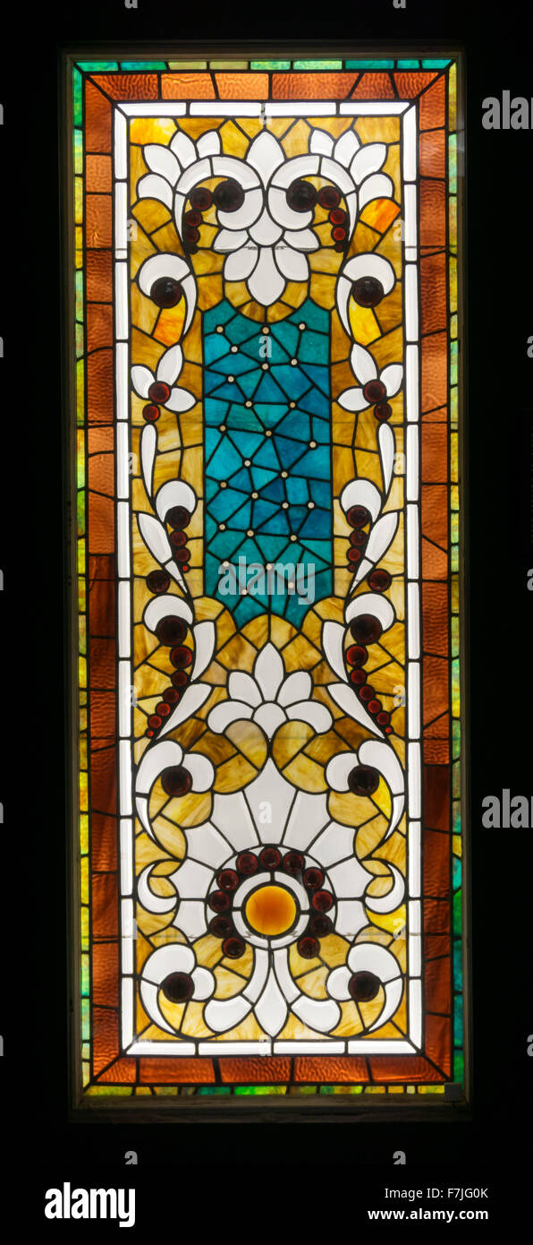 19th century American stained glass from a mansion in Louisville