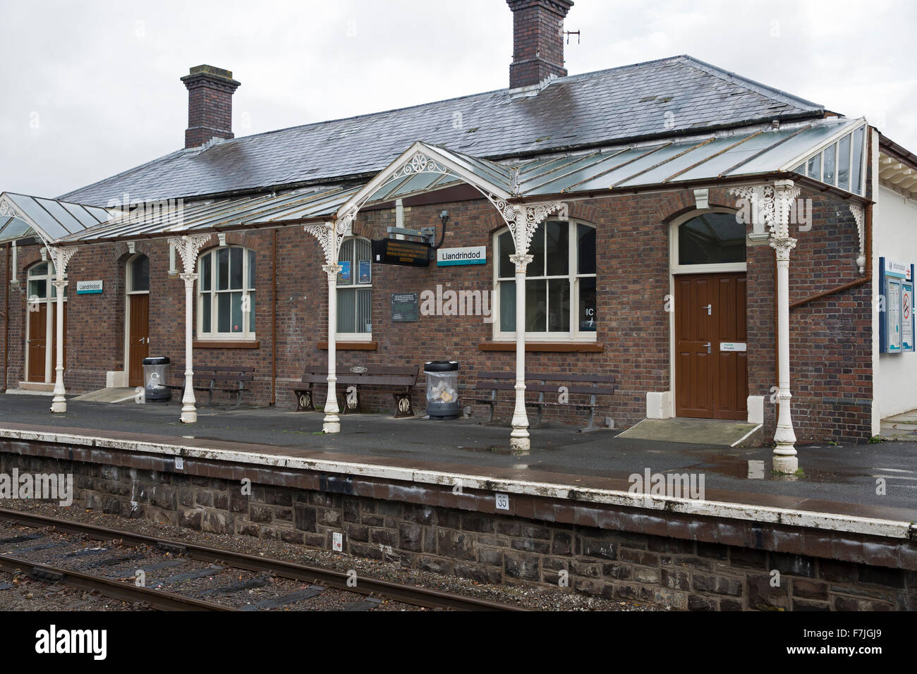 Llandrindod Wells Railway Station in Wales Stock Photo - Alamy