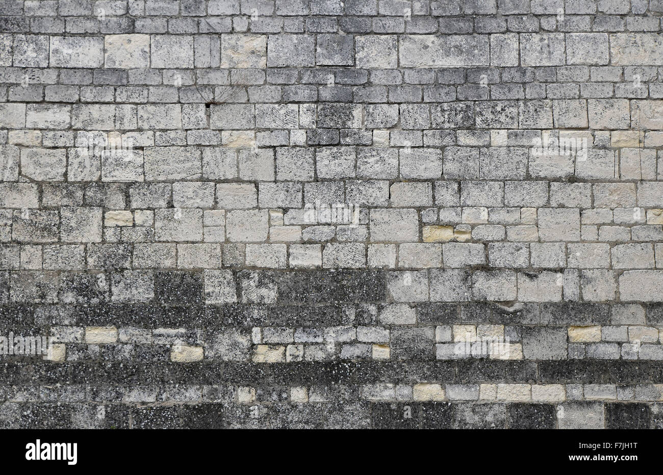 Old style rough stone rock wall texture Stock Photo - Alamy