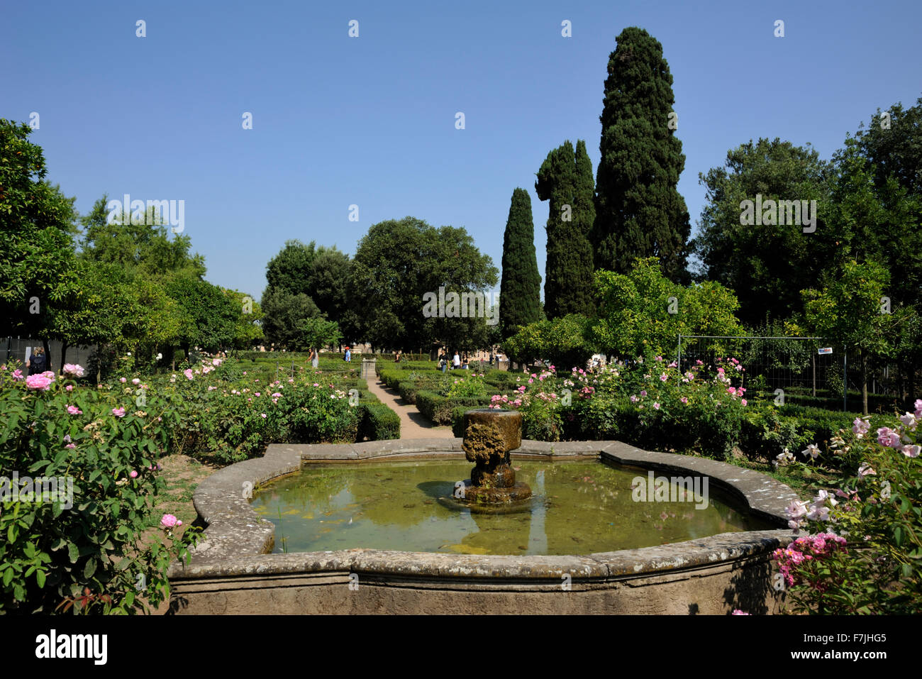 italy, rome, palatine hill, orti farnesiani (farnese gardens) Stock Photo