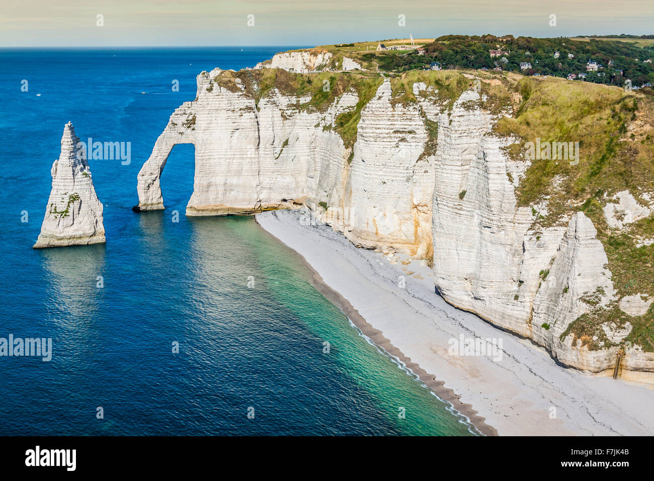 The famous cliffs at Etretat in Normandy, France Stock Photo - Alamy