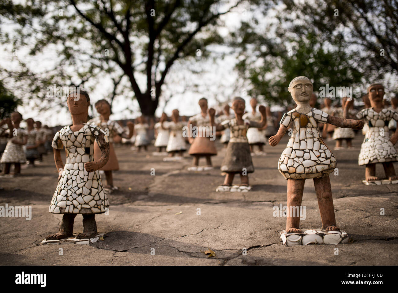 Sculptures at The Rock Garden, Chandigarh, Punjab / Haryana Province