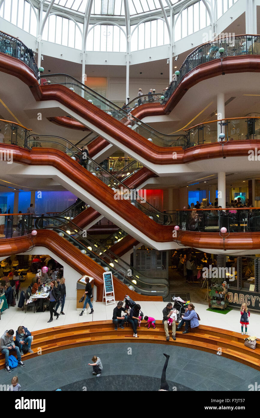 Princes Square shopping mall, Glasgow Stock Photo