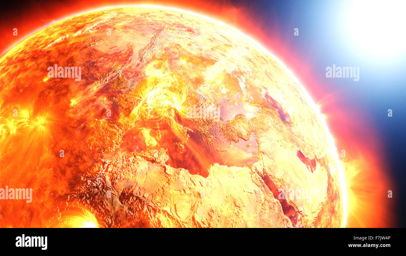 Наполовину горящая земля. Лесные пожары. Горящая земля. Небо в дыму. Неуправляемая стихия.