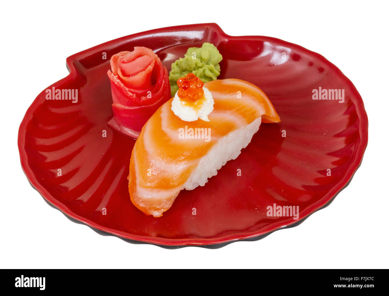 Sushi salmon sake Stock Photo - Alamy