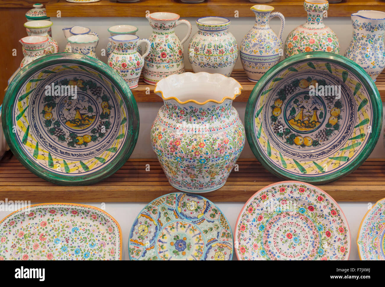 Seville, Seville Province, Andalusia, southern Spain. Pottery for Stock