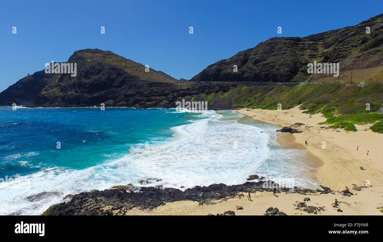 Makapuu, Beach, Oahu, Hawaii Stock Photo