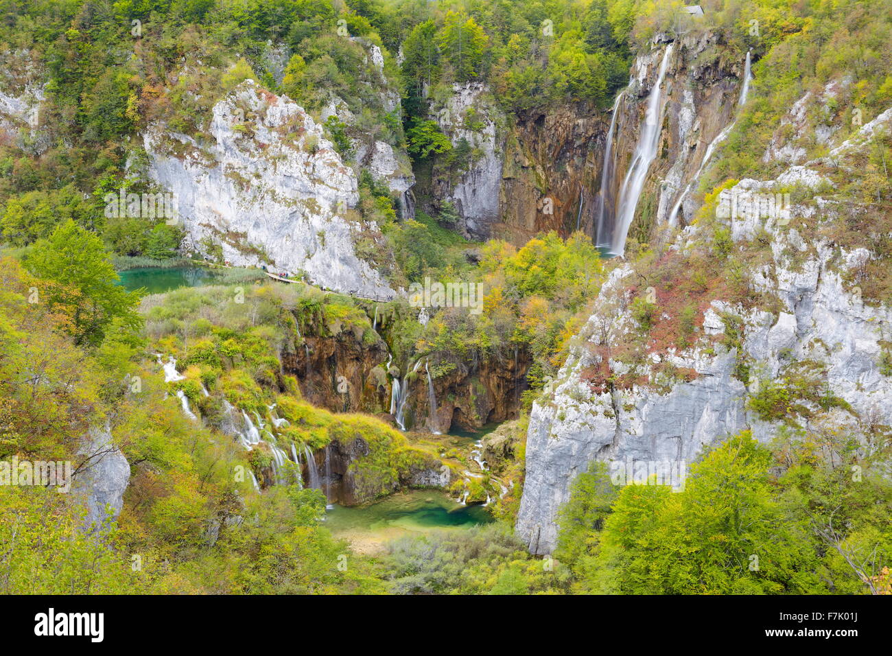 Plitvice Lakes National Park, Croatia, Europe Stock Photo