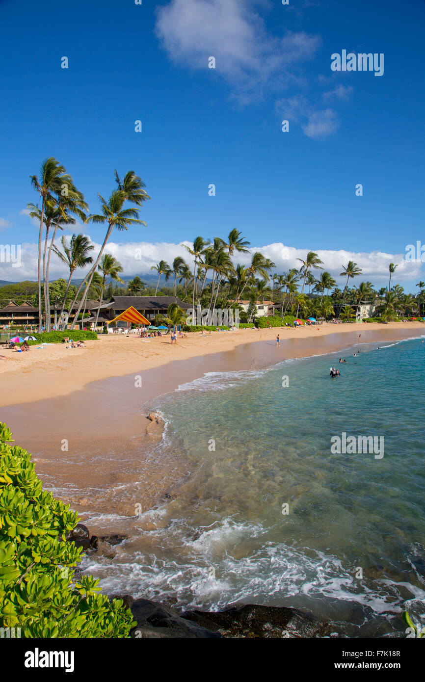 Napili Beach, Maui, Hawaii Stock Photo