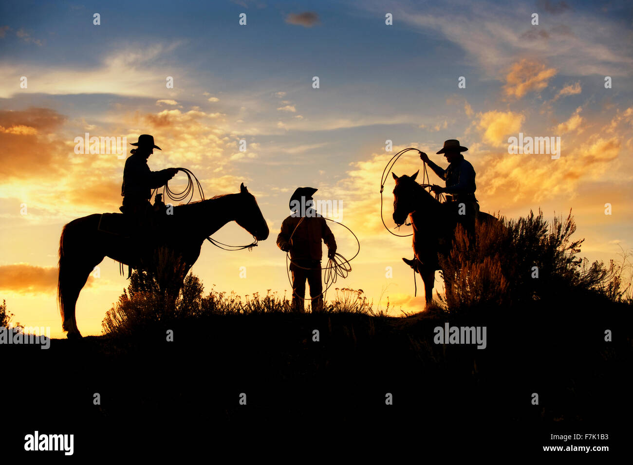 Western cowboys hi-res stock photography and images - Alamy