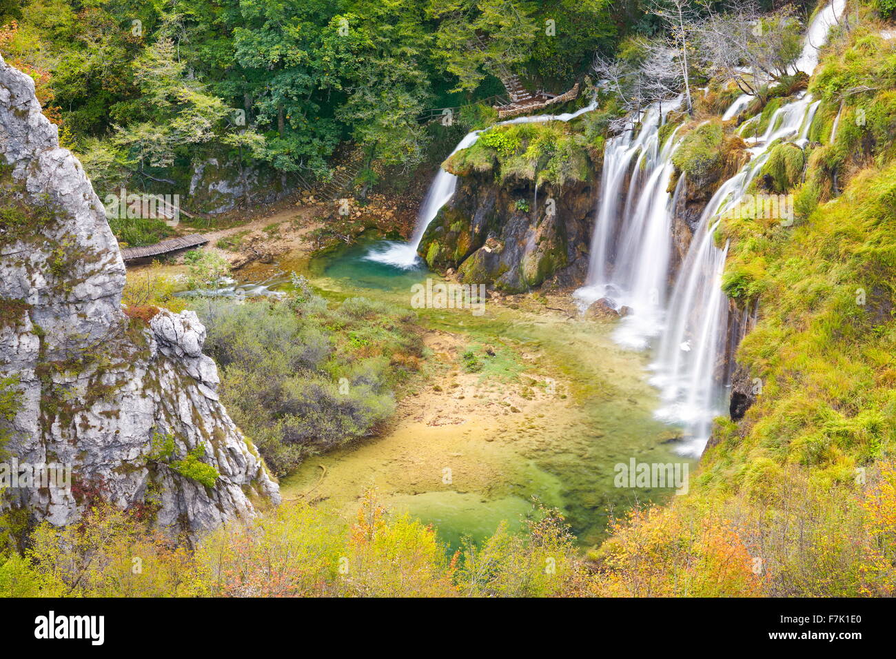 Plitvice Lakes National Park, Croatia, Europe Stock Photo