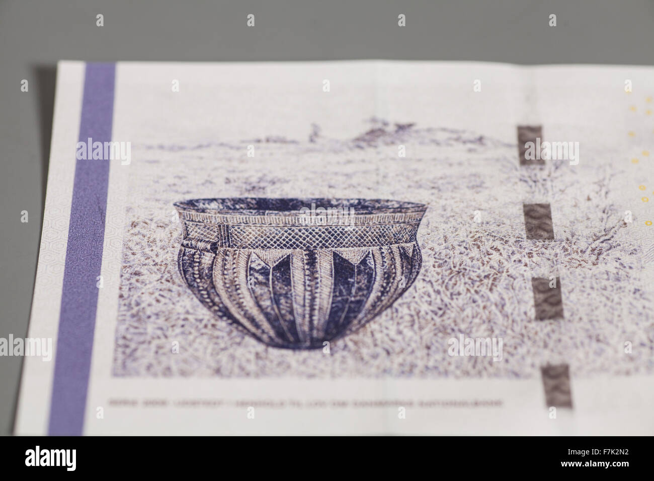 50 danish krone banknote  on gray background Stock Photo