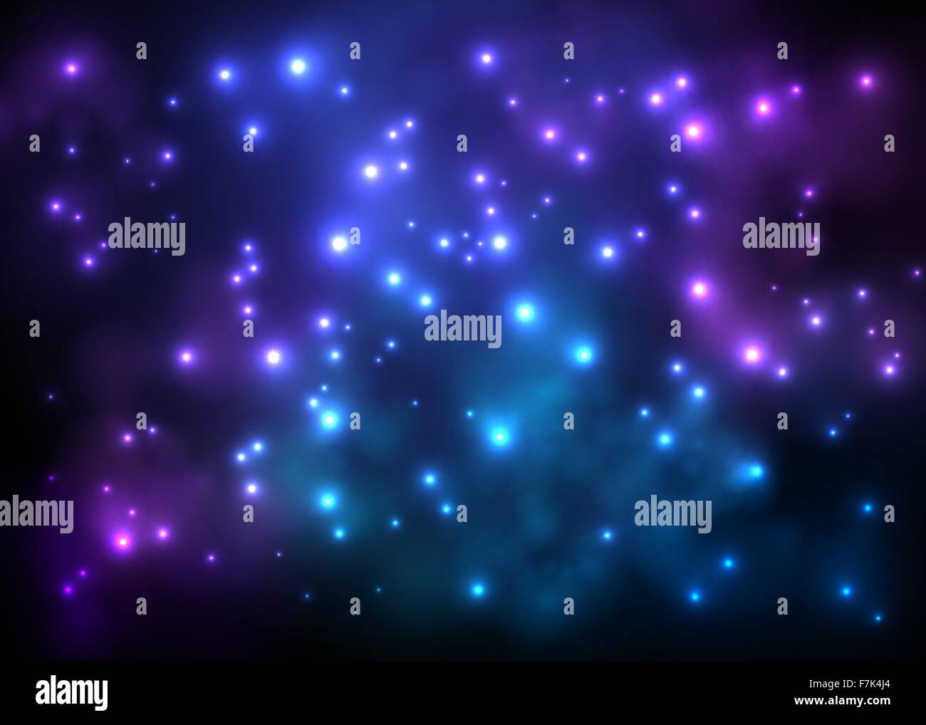 Vector Universe background for presentation design. Brochure star and space template Stock Vector