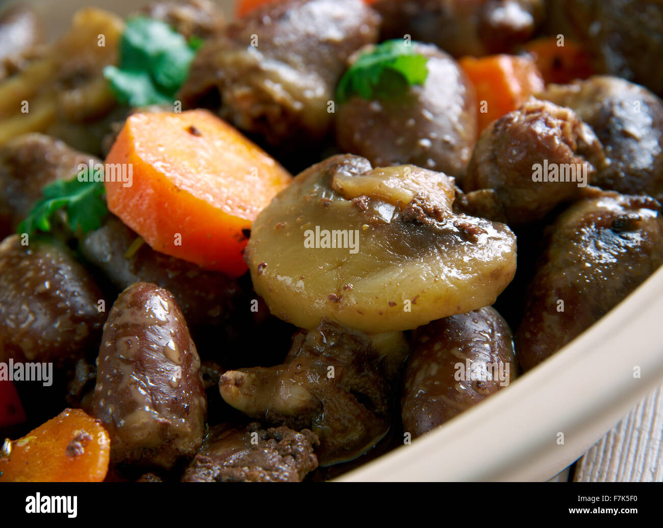 Alicot stew made poultry giblets hires stock photography and images