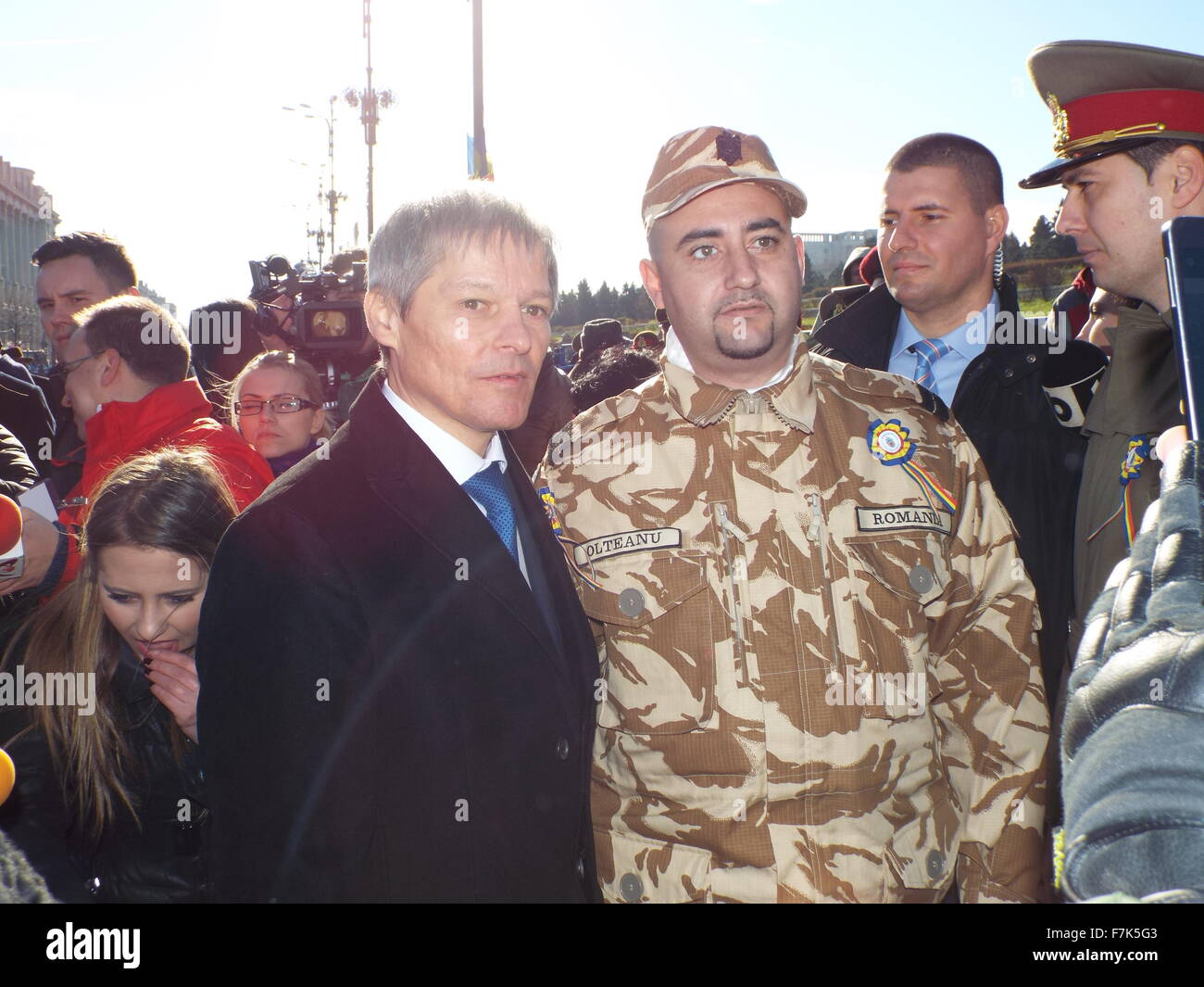 Bucharest, Romania. 1st December, 2015. Prime Minister of Romania, Dacian Ciolos. Credit:  Paul Hristea/Alamy Live News Stock Photo