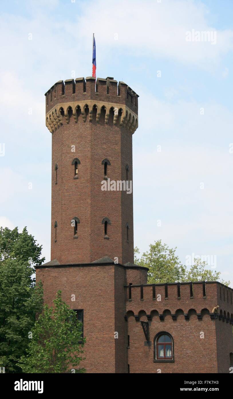 Red Bricks Monuments a tower built of red brick stones Stock Photo - Alamy