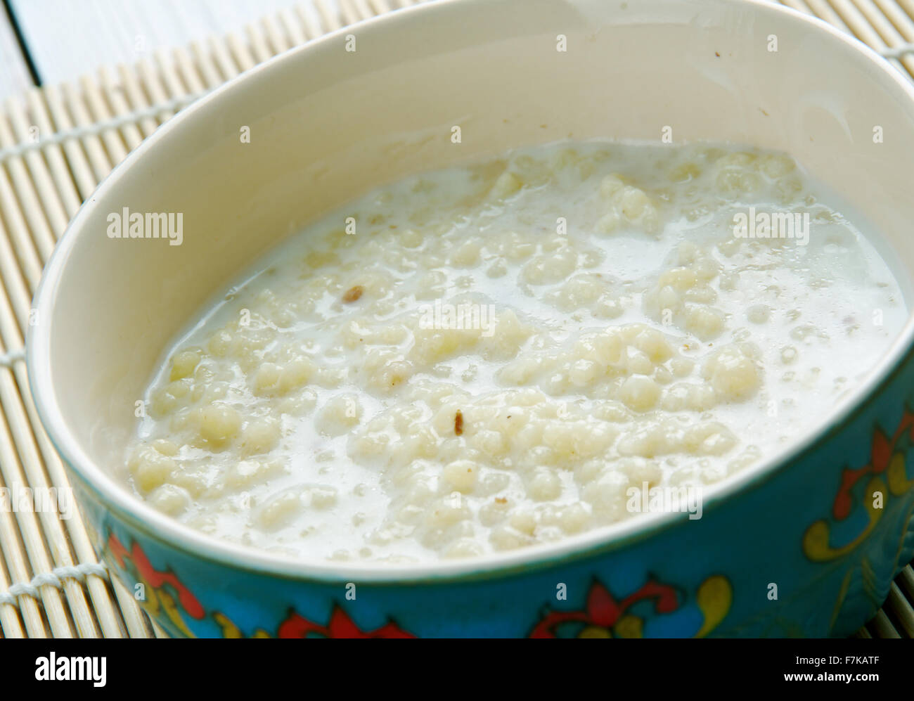 Thiakry sweet millet couscous dish eaten in West Africa Stock Photo Alamy