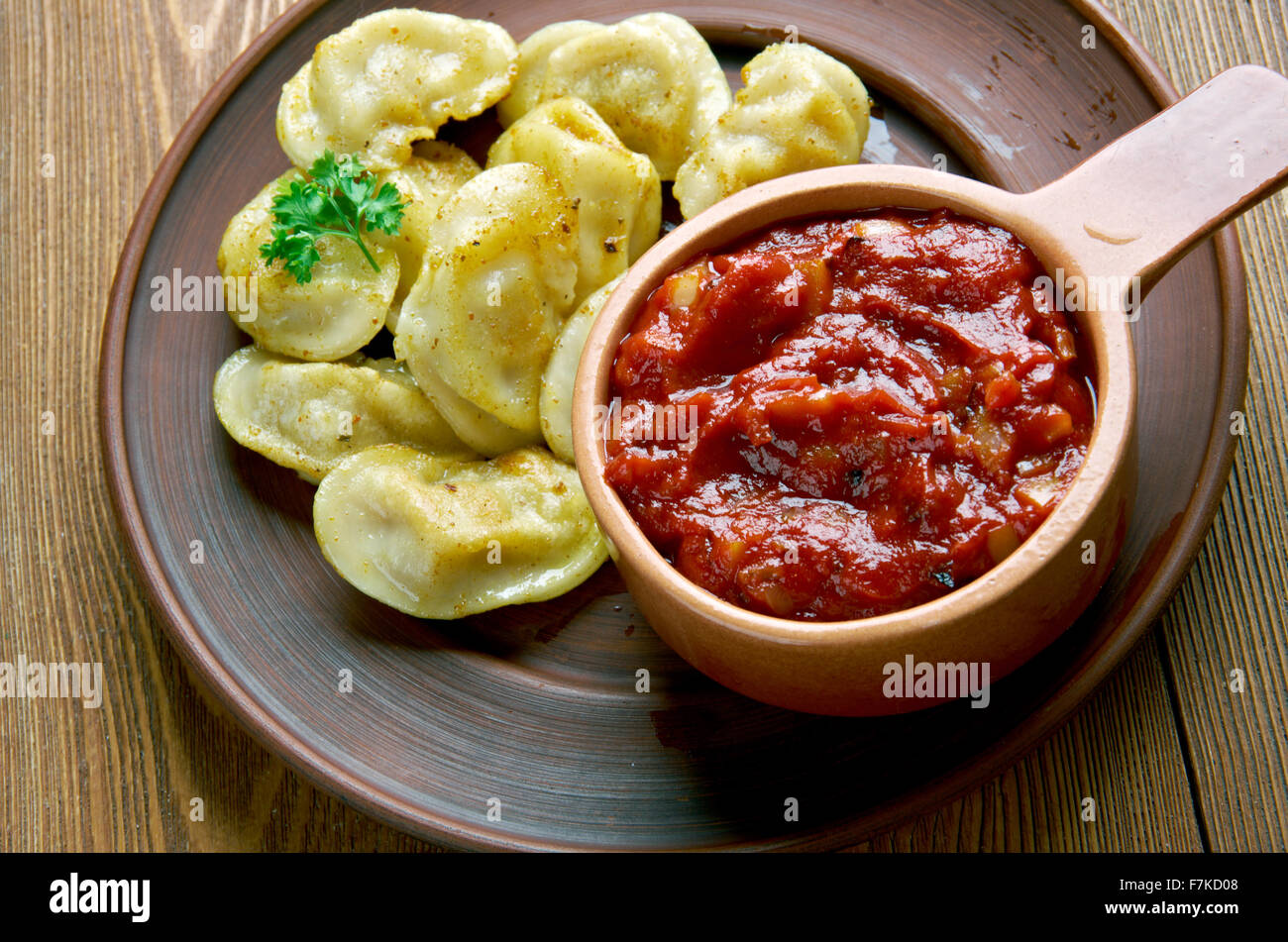 Toasted ravioli breaded deepfried ravioli.ItalianAmerican cuisine