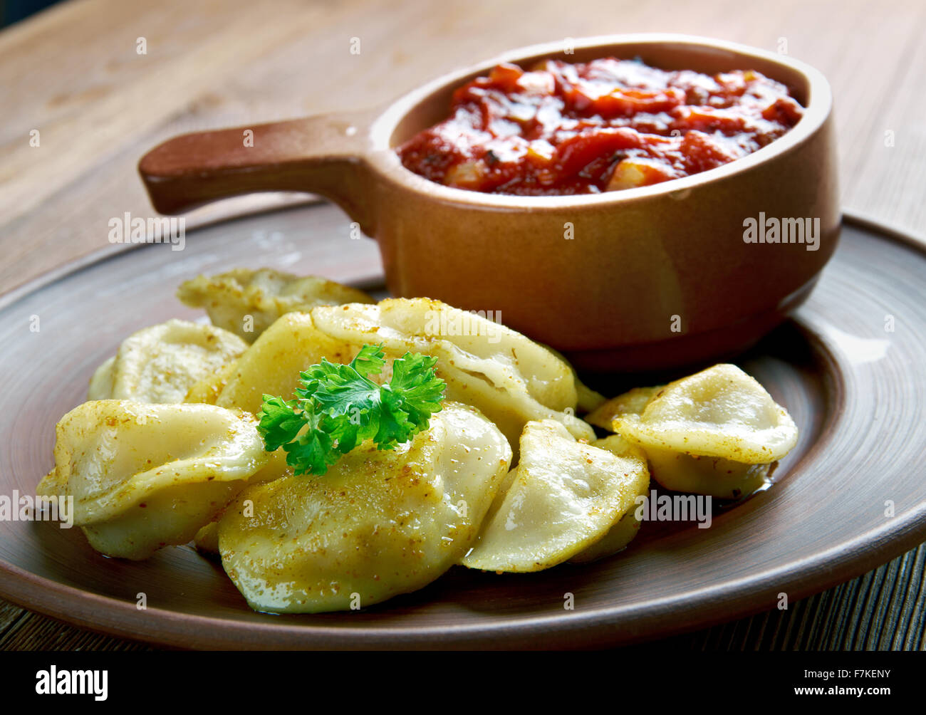 Toasted ravioli breaded deepfried ravioli.ItalianAmerican cuisine
